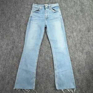 Citizens of Humanity Jeans Womens 25x27 Light Wash Isola Crop Bootcut Frayed USA